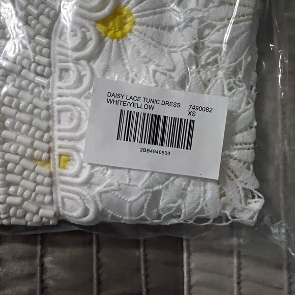 Beautiful Boston Proper Beaded Floral Lace Shift Dress - Picture 5 of 6